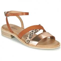 Chaussures Femme Sandales et Nu-pieds NeroGiardini E218673D-660 Marron / Doré