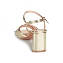 Chaussures Femme Sandales et Nu-pieds Only ONLAVA-1 Doré -Sandales Soldes Boutique 21317372 500 E