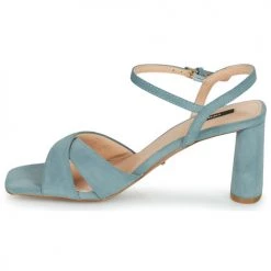 Chaussures Femme Sandales et Nu-pieds Only ONLAVA-1 Bleu -Sandales Soldes Boutique 21317375 500 D