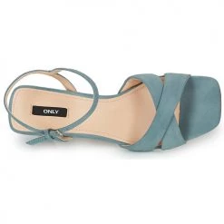 Chaussures Femme Sandales et Nu-pieds Only ONLAVA-1 Bleu -Sandales Soldes Boutique 21317375 500 F
