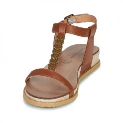 Chaussures Femme Sandales et Nu-pieds Chattawak SARA Camel -Sandales Soldes Boutique 21317396 500 C