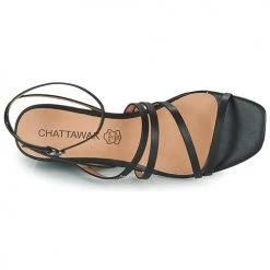 Chaussures Femme Sandales et Nu-pieds Chattawak KIMBERLEY Noir -Sandales Soldes Boutique 21317398 500 F