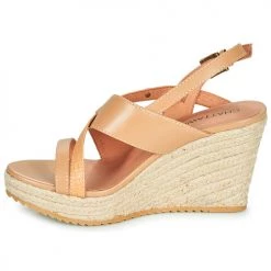 Chaussures Femme Sandales et Nu-pieds Chattawak LIVE Taupe -Sandales Soldes Boutique 21317401 500 D