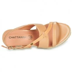 Chaussures Femme Sandales et Nu-pieds Chattawak LIVE Taupe -Sandales Soldes Boutique 21317401 500 F