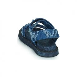 Chaussures Femme Sandales et Nu-pieds Desigual SANDAL FLAT DENIM Bleu / Jean -Sandales Soldes Boutique 21317416 500 E