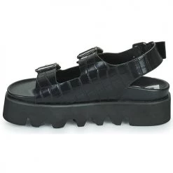 Chaussures Femme Sandales et Nu-pieds Buffalo PERRY ON Noir -Sandales Soldes Boutique 21323858 500 D