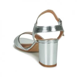 Chaussures Femme Sandales et Nu-pieds Moony Mood MEGANE Argenté -Sandales Soldes Boutique 21325026 500 E