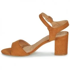 Chaussures Femme Sandales et Nu-pieds Moony Mood MEGANE Camel -Sandales Soldes Boutique 21325027 500 D