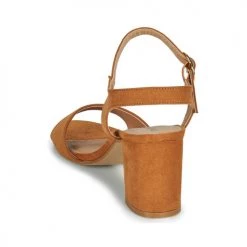 Chaussures Femme Sandales et Nu-pieds Moony Mood MEGANE Camel -Sandales Soldes Boutique 21325027 500 E