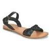 Chaussures Femme Sandales et Nu-pieds Kickers DIVALY Noir