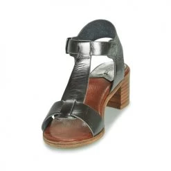 Chaussures Femme Sandales et Nu-pieds Kickers VALMONS Argenté -Sandales Soldes Boutique 21325131 500 C