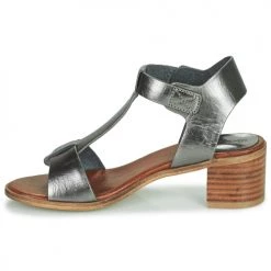 Chaussures Femme Sandales et Nu-pieds Kickers VALMONS Argenté -Sandales Soldes Boutique 21325131 500 D