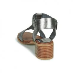Chaussures Femme Sandales et Nu-pieds Kickers VALMONS Argenté -Sandales Soldes Boutique 21325131 500 E