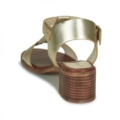 Chaussures Femme Sandales et Nu-pieds Kickers VALMONS Doré -Sandales Soldes Boutique 21325132 500 E