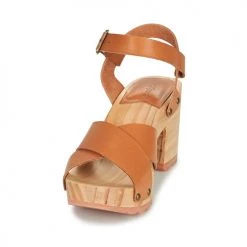 Chaussures Femme Sandales et Nu-pieds Kickers KICK WISE Marron -Sandales Soldes Boutique 21325136 500 C