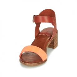 Chaussures Femme Sandales et Nu-pieds Kickers VOLOU Rouge / Corail -Sandales Soldes Boutique 21325145 500 C