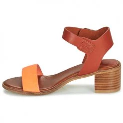 Chaussures Femme Sandales et Nu-pieds Kickers VOLOU Rouge / Corail -Sandales Soldes Boutique 21325145 500 D
