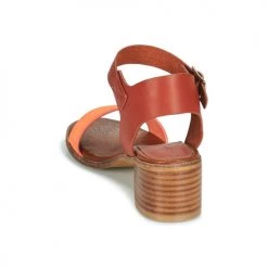 Chaussures Femme Sandales et Nu-pieds Kickers VOLOU Rouge / Corail -Sandales Soldes Boutique 21325145 500 E