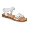 Chaussures Fille Sandales et Nu-pieds Pablosky TOMELI Blanc
