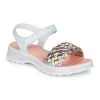Chaussures Fille Sandales et Nu-pieds Pablosky TOREN Blanc / Multicolore