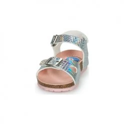 Chaussures Fille Sandales et Nu-pieds Pablosky TORIS Argenté -Sandales Soldes Boutique 21325516 500 C