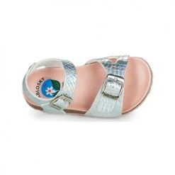 Chaussures Fille Sandales et Nu-pieds Pablosky TORIS Argenté -Sandales Soldes Boutique 21325516 500 F
