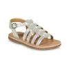 Chaussures Fille Sandales et Nu-pieds Citrouille et Compagnie MAYANA Silver