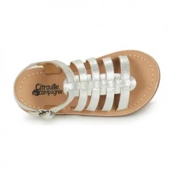 Chaussures Fille Sandales et Nu-pieds Citrouille et Compagnie MAYANA Silver 11 Chaussures Fille Sandales et Nu-pieds Citrouille et Compagnie MAYANA Silver -Sandales Soldes Boutique 21374238 500 F