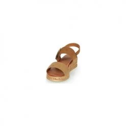 Chaussures Femme Sandales et Nu-pieds Mustang SAMIA Marron -Sandales Soldes Boutique 21394233 500 C