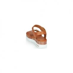 Chaussures Femme Sandales et Nu-pieds Mustang RESHA Camel -Sandales Soldes Boutique 21394234 500 E