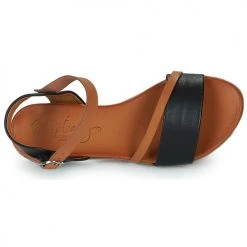 Chaussures Femme Sandales et Nu-pieds Mustang NONA Noir -Sandales Soldes Boutique 21394239 500 F
