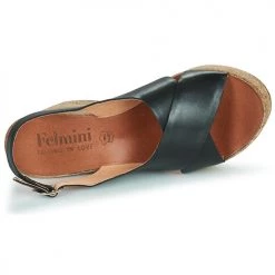 Chaussures Femme Sandales et Nu-pieds Felmini MESHA Noir -Sandales Soldes Boutique 21395648 500 F