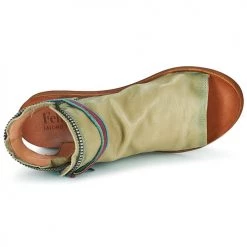 Chaussures Femme Sandales et Nu-pieds Felmini CAROLINA3 Vert -Sandales Soldes Boutique 21395650 500 F