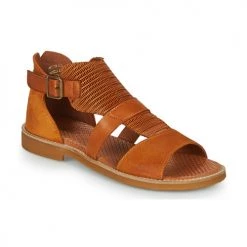 Chaussures Femme Sandales et Nu-pieds Casta IONIC Cognac