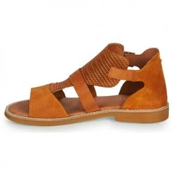 Chaussures Femme Sandales et Nu-pieds Casta IONIC Cognac -Sandales Soldes Boutique 21395782 500 D