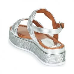 Chaussures Femme Sandales et Nu-pieds Marco Tozzi SILIVA Argenté -Sandales Soldes Boutique 21395854 500 E