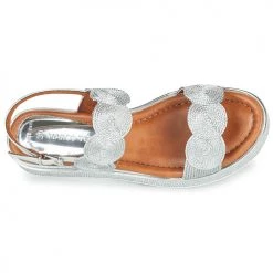 Chaussures Femme Sandales et Nu-pieds Marco Tozzi SILIVA Argenté -Sandales Soldes Boutique 21395854 500 F