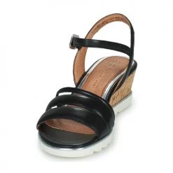 Chaussures Femme Sandales et Nu-pieds Marco Tozzi LETIZIA Noir -Sandales Soldes Boutique 21395862 500 C