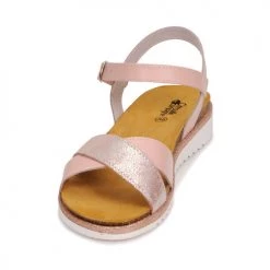 Chaussures Fille Sandales et Nu-pieds Citrouille et Compagnie GAUFRETTE Rose -Sandales Soldes Boutique 21405065 500 C