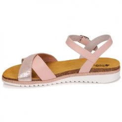 Chaussures Fille Sandales et Nu-pieds Citrouille et Compagnie GAUFRETTE Rose -Sandales Soldes Boutique 21405065 500 D