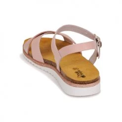 Chaussures Fille Sandales et Nu-pieds Citrouille et Compagnie GAUFRETTE Rose -Sandales Soldes Boutique 21405065 500 E