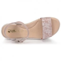 Chaussures Fille Sandales et Nu-pieds Citrouille et Compagnie POLETE Rose -Sandales Soldes Boutique 21405072 500 F