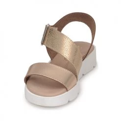 Chaussures Fille Sandales et Nu-pieds Citrouille et Compagnie PALETTE Doré -Sandales Soldes Boutique 21405074 500 C