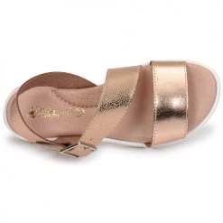 Chaussures Fille Sandales et Nu-pieds Citrouille et Compagnie PALETTE Doré -Sandales Soldes Boutique 21405074 500 F