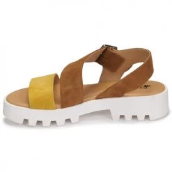 Chaussures Fille Sandales et Nu-pieds Citrouille et Compagnie PIPOTI Camel / Jaune -Sandales Soldes Boutique 21405075 500 D