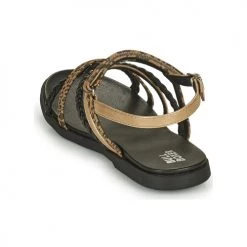 Chaussures Fille Sandales et Nu-pieds Bullboxer ALM017F1S-BKCA Noir / Marron -Sandales Soldes Boutique 21405704 500 E