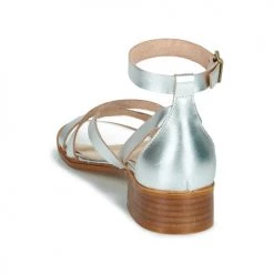 Chaussures Femme Sandales et Nu-pieds Casual Attitude COUTIL Argenté -Sandales Soldes Boutique 21406734 500 E