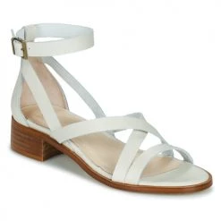 Chaussures Femme Sandales et Nu-pieds Casual Attitude COUTIL Ecru