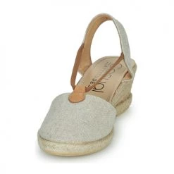 Chaussures Femme Sandales et Nu-pieds Casual Attitude IPOP Argenté -Sandales Soldes Boutique 21407304 500 C