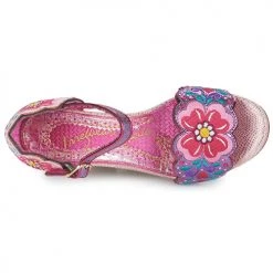 Chaussures Femme Sandales et Nu-pieds Irregular Choice POSIE PICKING Rose -Sandales Soldes Boutique 21420869 500 F